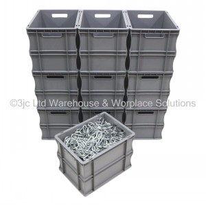 Heavy Duty Stacking Euro Box 40cm 25 Litre